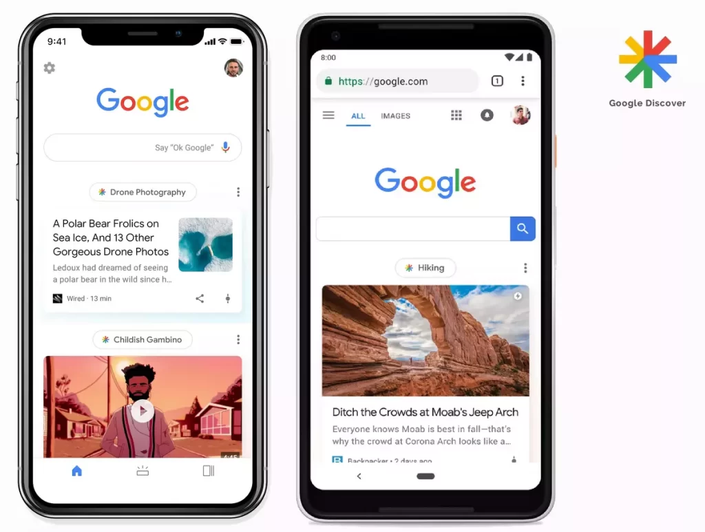 google discover como aparecer